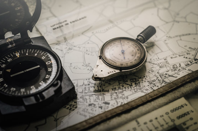 map and compass